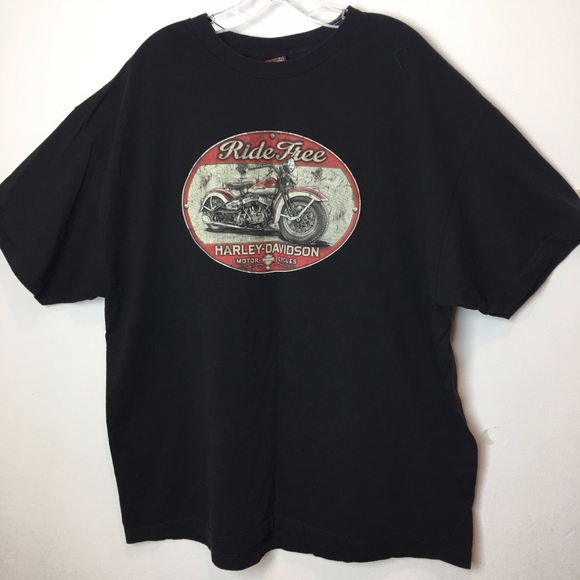 Harley Davidson Other - Harley Davidson tee shirt New Hampshire black XXL
